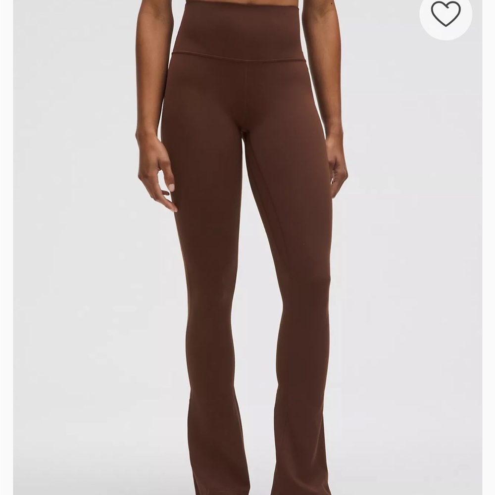 Lululemon Align high-rise mini flare pant brown size 8